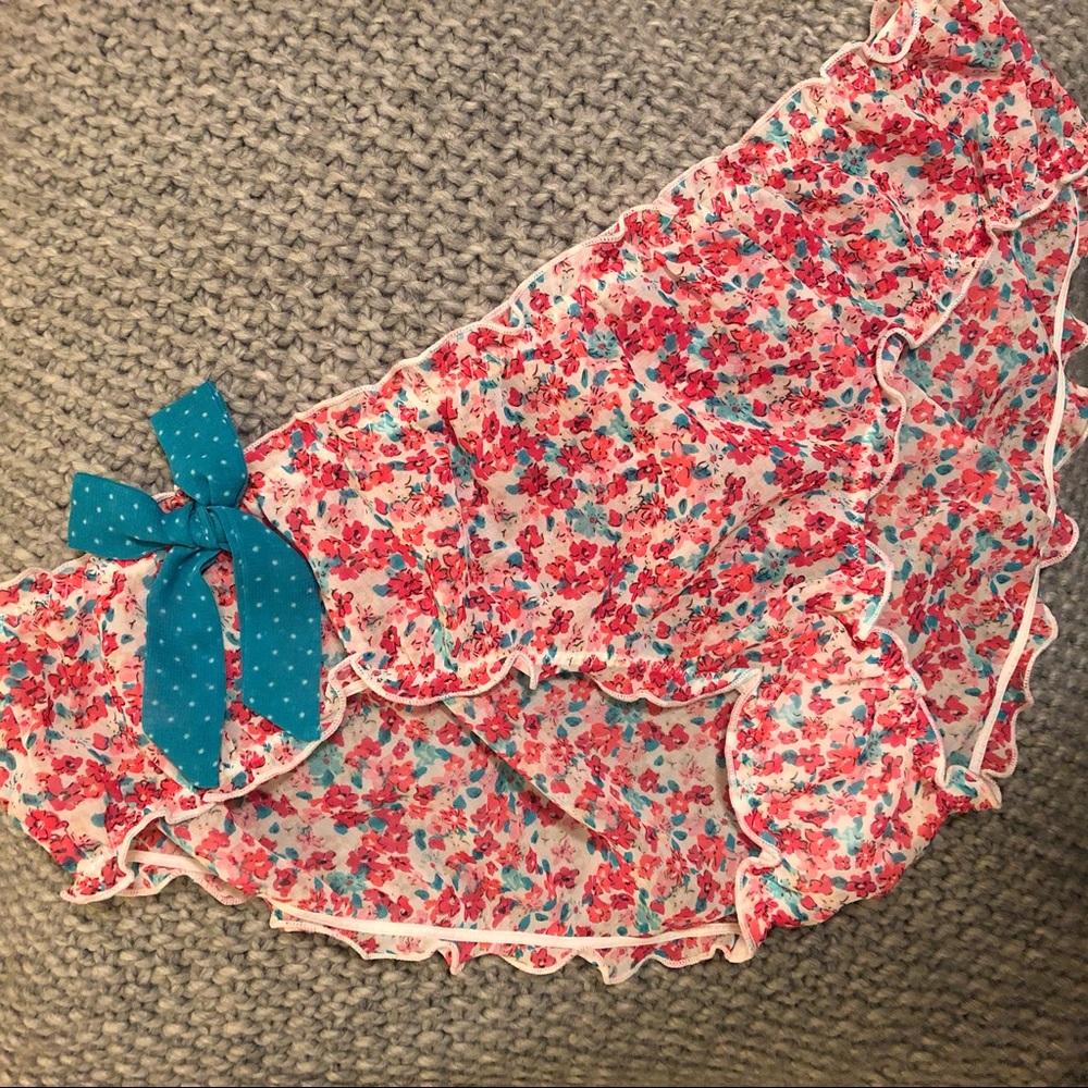 NWT Undiz floral panties with big bow